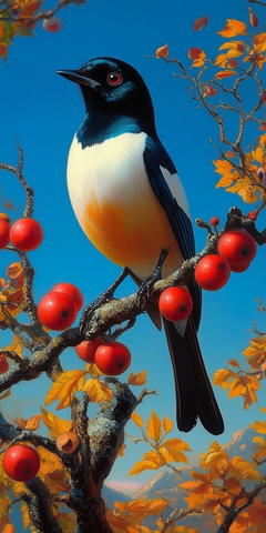 小鸟歌声与黄昏旋律