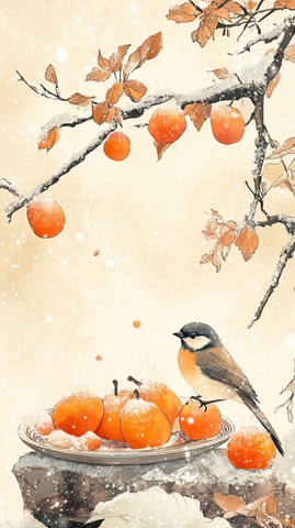 霜降柿子酒香桂花