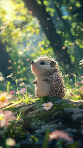 小刺猬自然漫步