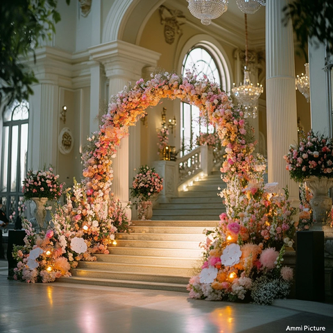 婚礼拱门装饰