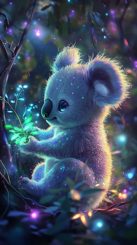 发光考拉与荧光植物