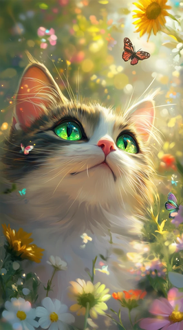 猫眼绿瞳花园奇遇