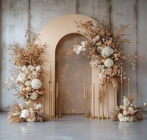 简约婚礼拱门装饰