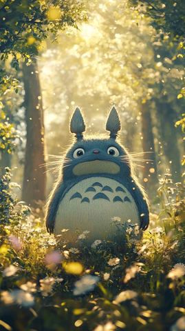 龙猫可爱形象图