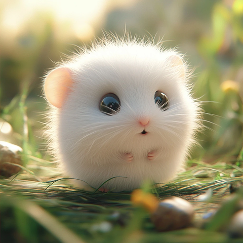 白色宝宝哈姆西奥