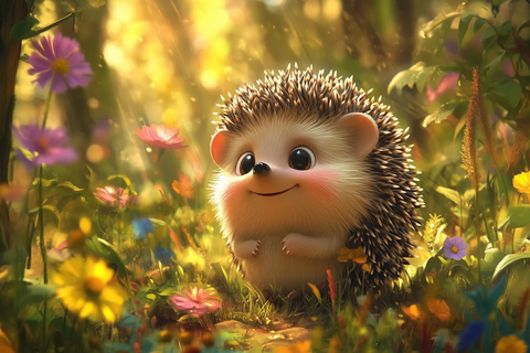 小刺猬森林探险