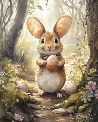 小老鼠兔子装森林彩蛋