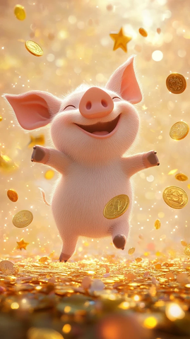 猪年吉祥财富与好运环绕