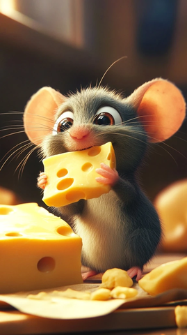 小老鼠吃奶酪