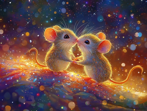 小老鼠牵手漫步星河