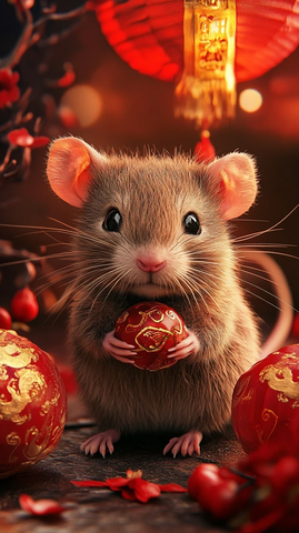 生肖鼠高清图片