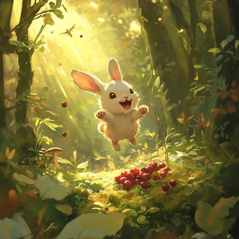 兔子跃向红莓森林