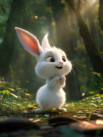 勇敢小白兔森林冒险