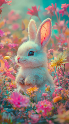 迈克尔马尔福与彩色兔子