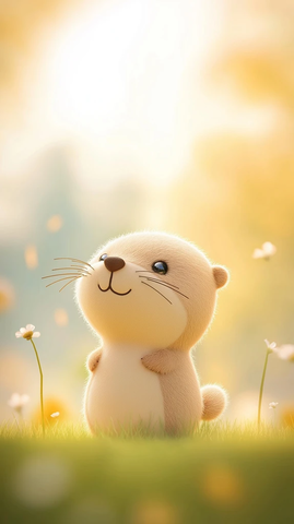 地鼠草地仰望天空