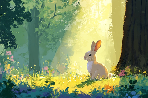 兔子彩虹森林探险