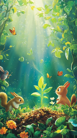 小种子成长的花园