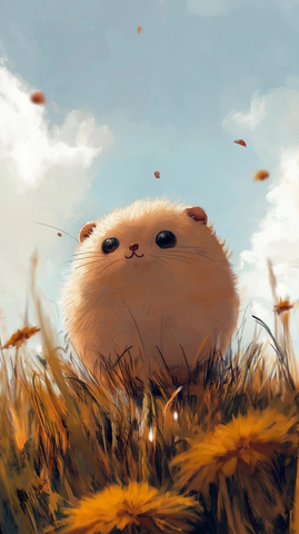 小圆生物绒毛草原