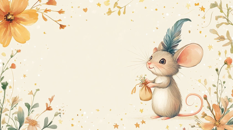 鼠仙收藏证书设计