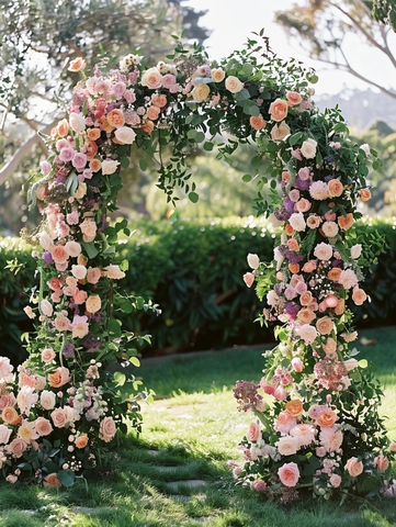 婚礼花拱门装饰