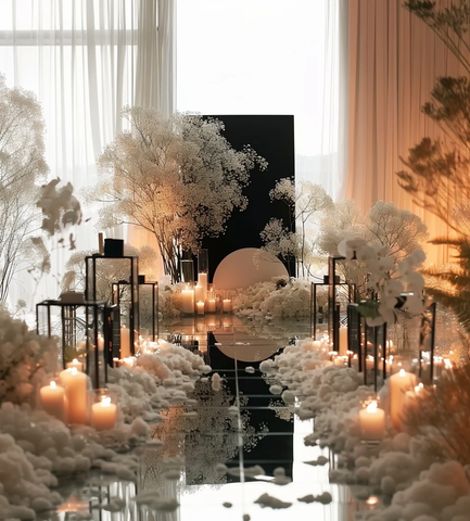 现代简约婚礼装饰