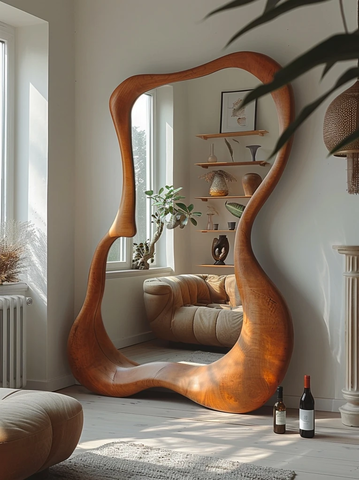 有机形状墙镜设计