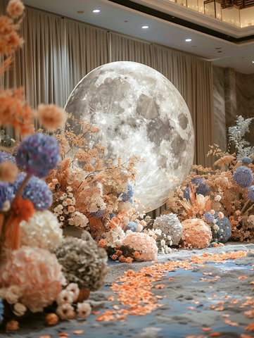 月球地球婚礼舞台