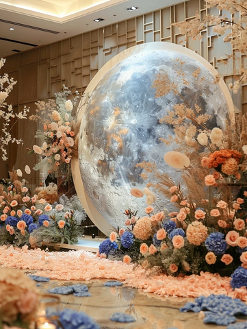 月球地球婚礼舞台