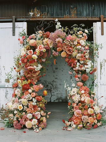 婚礼花艺拱门装饰