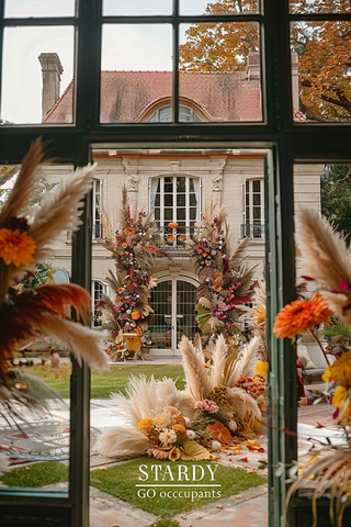 婚礼装饰贝壳背景