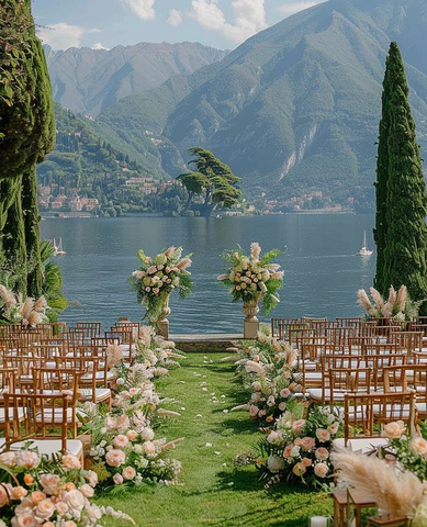 湖畔婚礼仪式