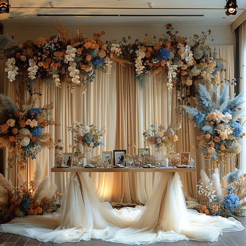 婚礼背景装饰