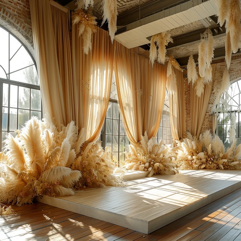 室内婚礼舞台装饰