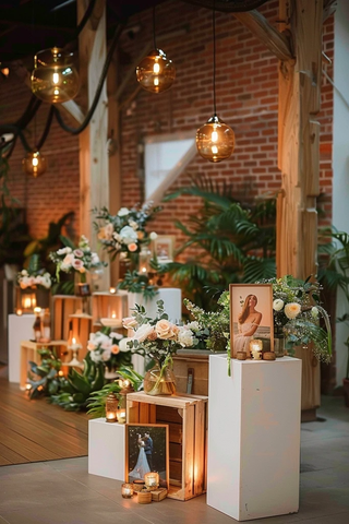 婚礼照片展示区