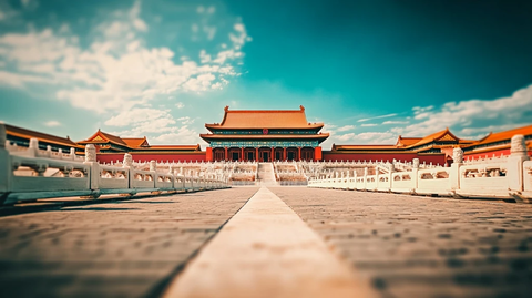 宏伟故宫全景展示