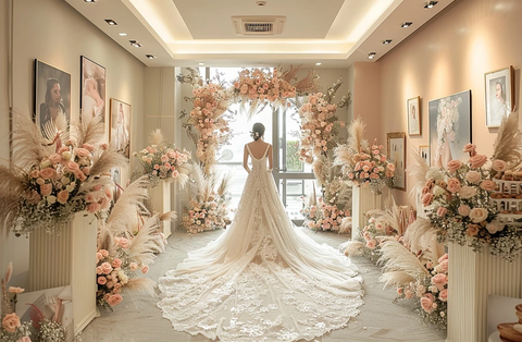 婚礼大厅入口装饰