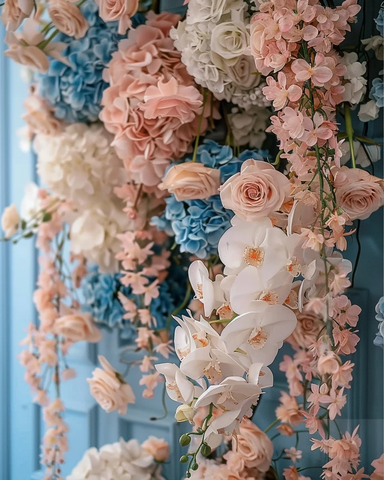 优雅婚礼花卉装饰