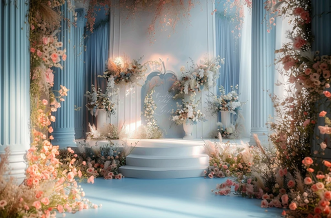 婚礼舞台背景板