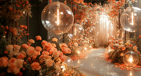 婚礼玻璃球舞台设计