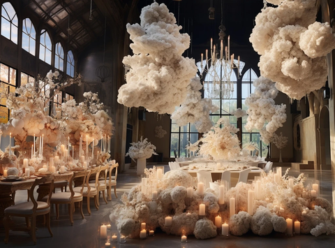 婚礼舞台吊灯中心装饰