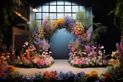 婚礼花拱舞台装饰设计