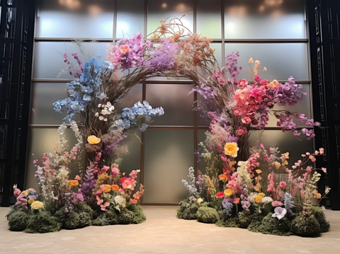 婚礼花拱舞台装饰设计