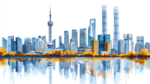 现代化大都市城市景观