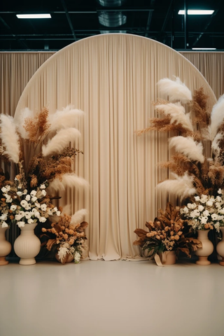 大花瓶与鲜花舞台