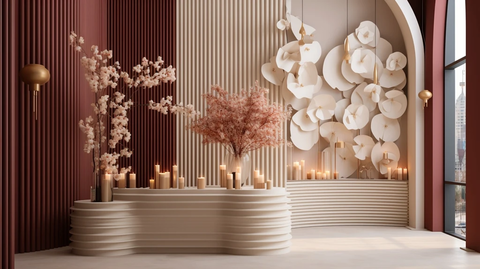 婚礼宴会舞台花艺