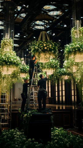 婚礼场地布置工作