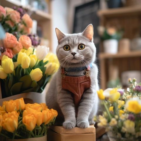 金色短毛猫整理工具