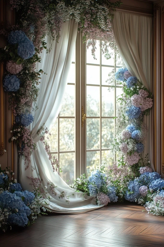 奢华婚礼背景摄影