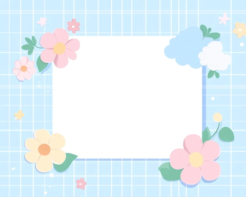 空矩形框背景图