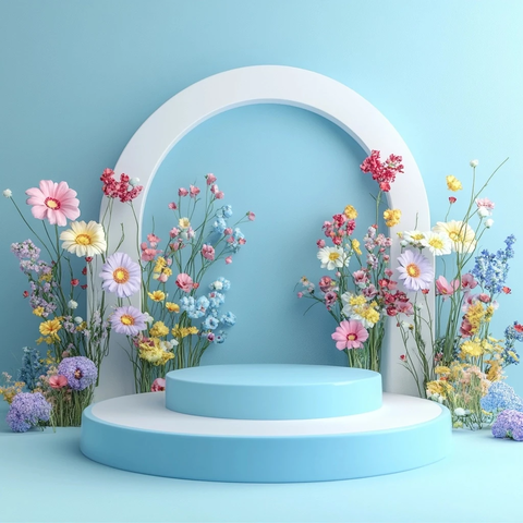 产品展示台背景